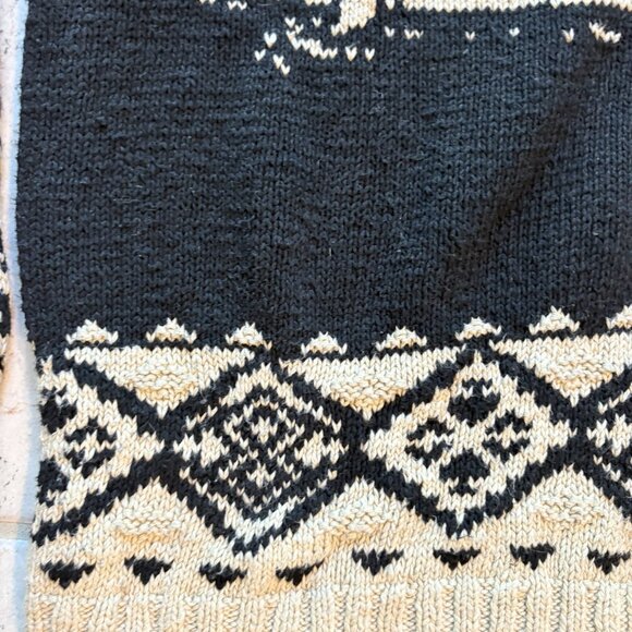 Vintage Hand Knit Ralph Lauren Sailing Yacht Canoe Knit Sweater Lodge Womens - Picture 4 of 12